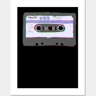 cassette glitch Posters and Art